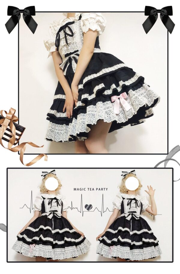 Blue Color Classic Lolita Dress - Image 4