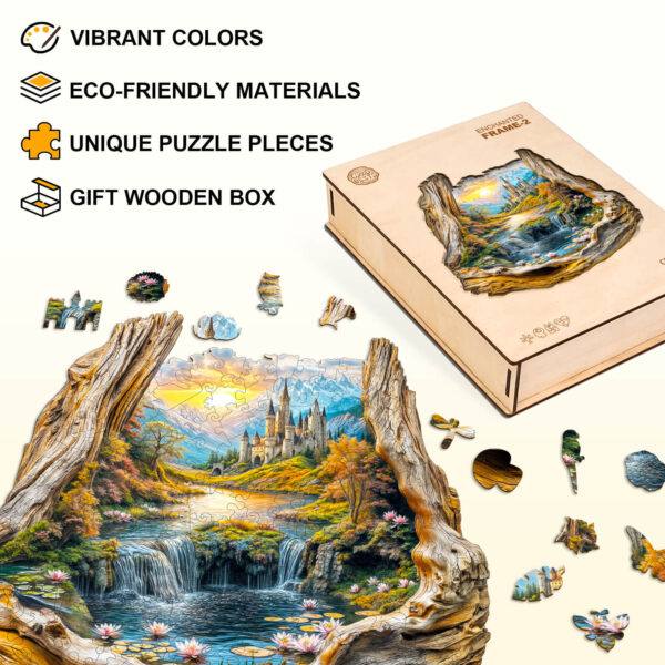 Enchanted Frame-2 Wooden Jigsaw Puzzle - Image 4
