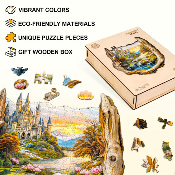 Enchanted Frame-1 Wooden Jigsaw Puzzle - Image 4