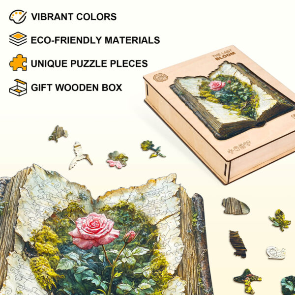 The Last Bloom  Wooden Jigsaw Puzzle - Image 4