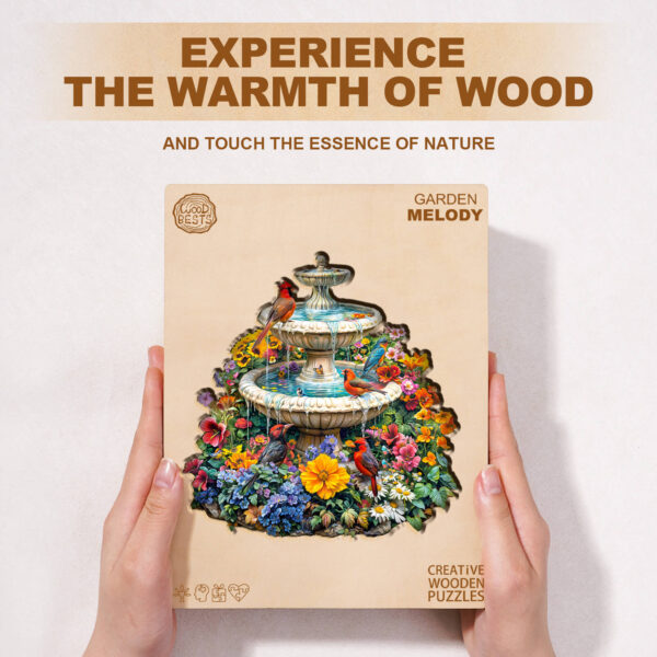 Garden Melody Wooden Jigsaw Puzzle - Image 5