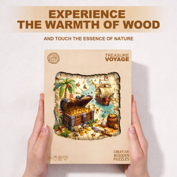 Treasure voyage  Wooden Jigsaw Puzzle - Image 7