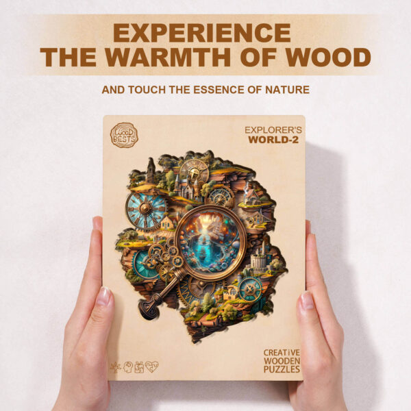 Explorer's World-2 Wooden Jigsaw Puzzle - Image 5