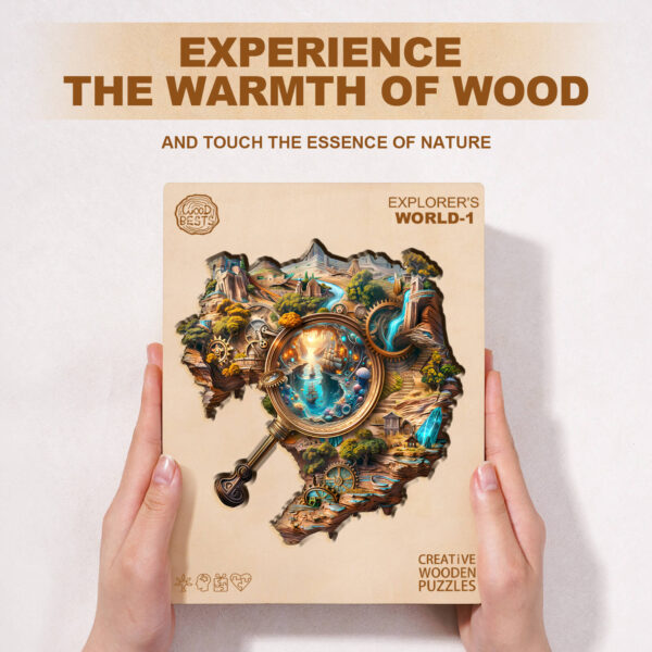 Explorer's World-1 Wooden Jigsaw Puzzle - Image 5