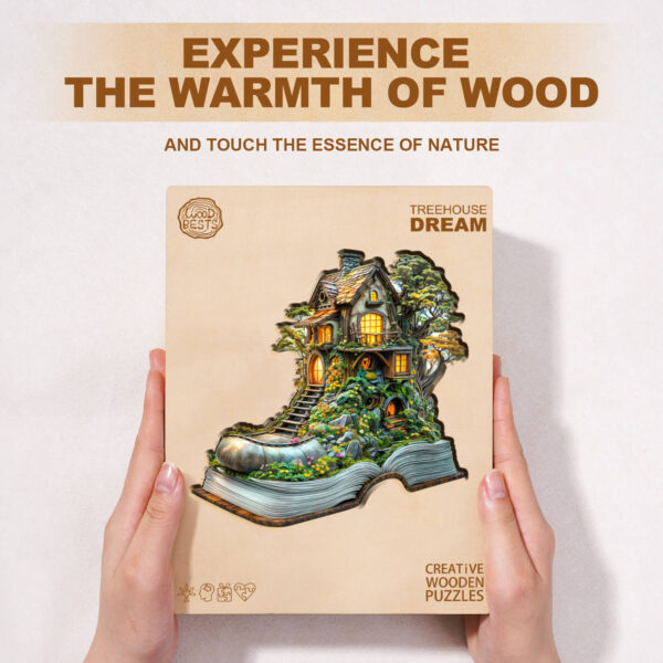 Treehouse Dream Wooden Jigsaw Puzzle - Image 5