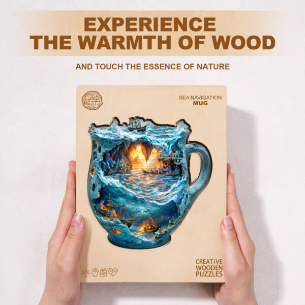 Sea navigation mug Wooden Jigsaw Puzzle - Image 5