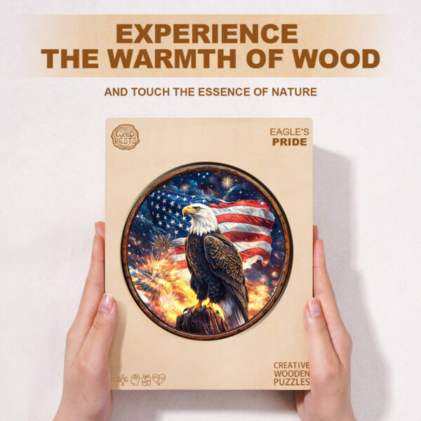 Eagle's Pride Wooden Jigsaw Puzzle - Image 5
