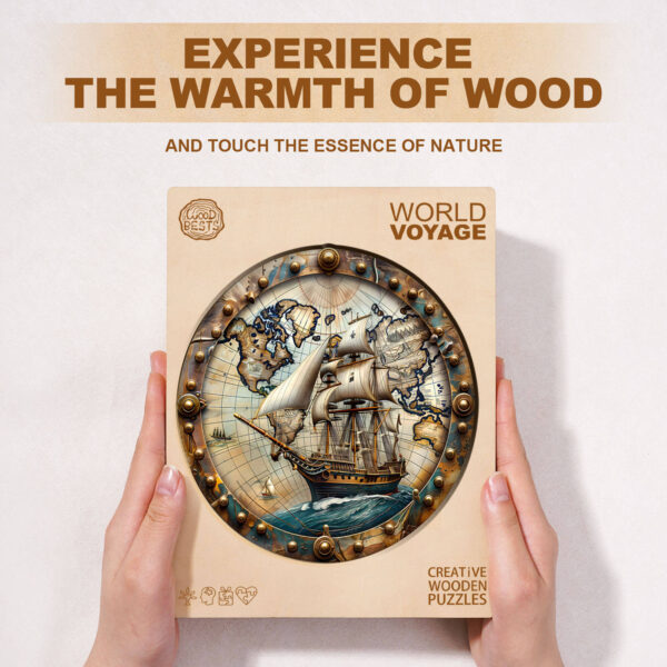 World Voyage Wooden Jigsaw Puzzle - Image 5
