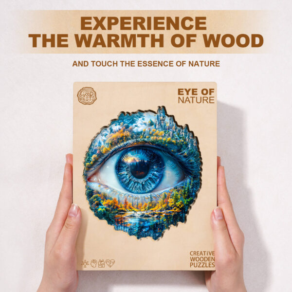 Eye of Nature Wooden Jigsaw Puzzle - Image 5