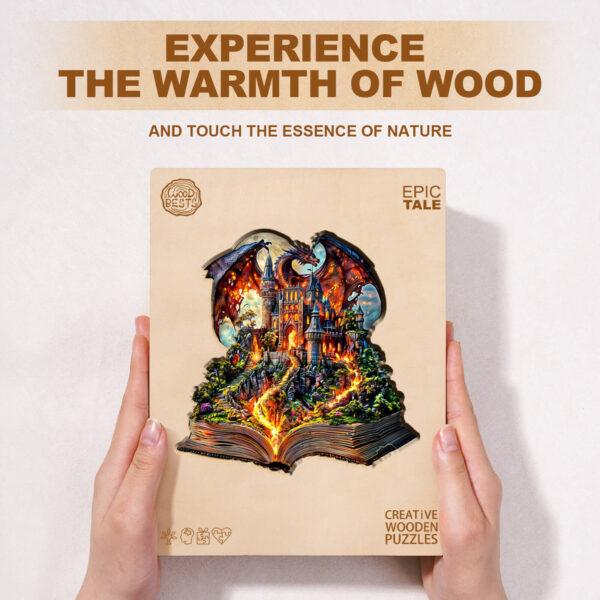 Epic Tale Wooden Jigsaw Puzzle - Image 5