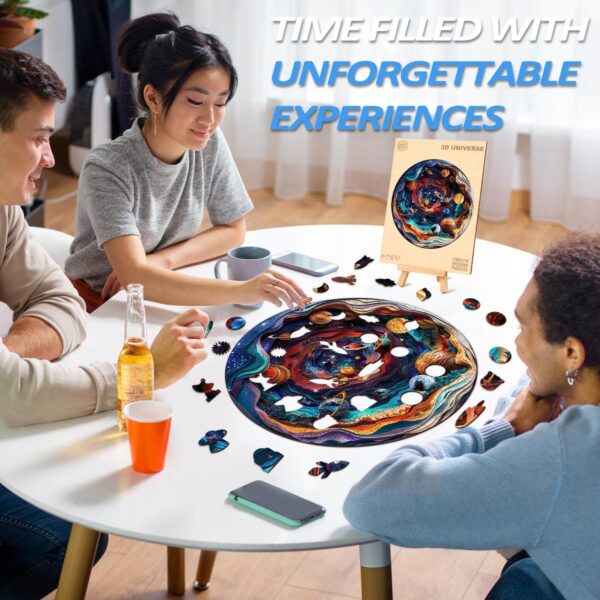 3D Universe Wooden Jigsaw Puzzle - Image 8