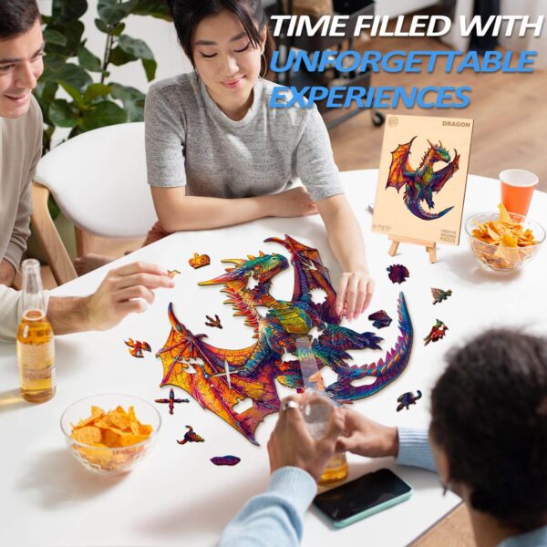 Dragon Wooden Jigsaw Puzzle - Image 7