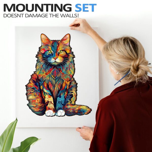 Maine Coon Wooden Jigsaw Puzzle - Image 5