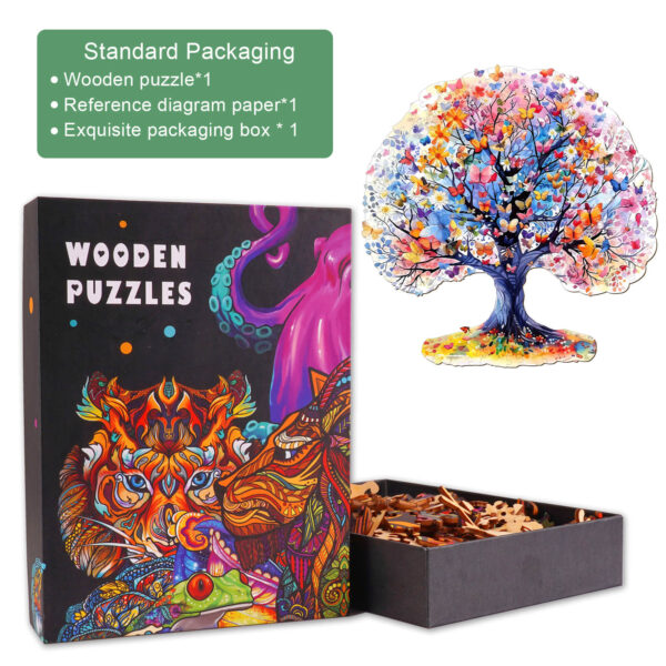 Life Tree Wooden Jigsaw Puzzle - Image 4