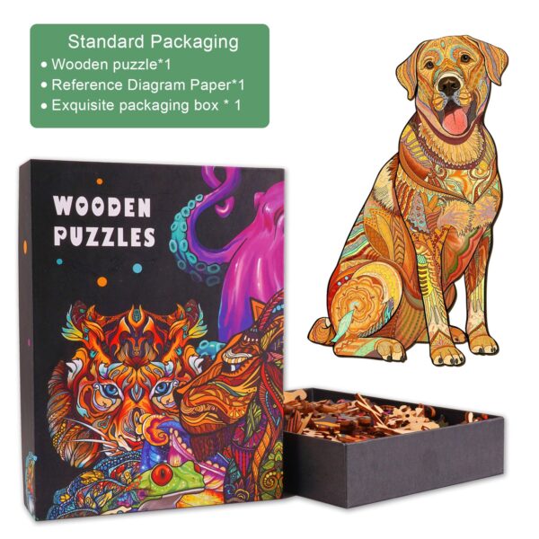 Labrador Wooden Jigsaw Puzzle - Image 3