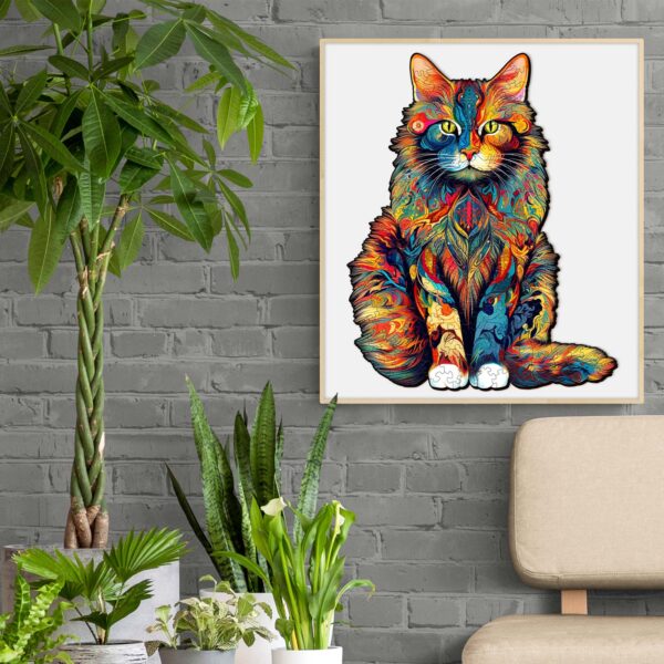 Maine Coon Wooden Jigsaw Puzzle - Image 7