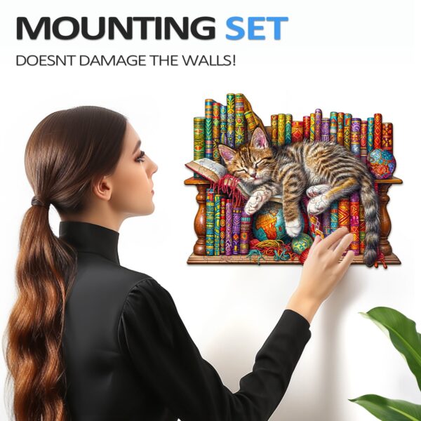 Dreamy Cat-Li Wooden Jigsaw Puzzle - Image 7