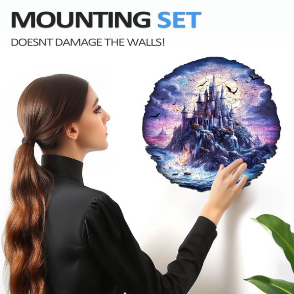Mysterious Castle Wooden Jigsaw Puzzle - Image 6
