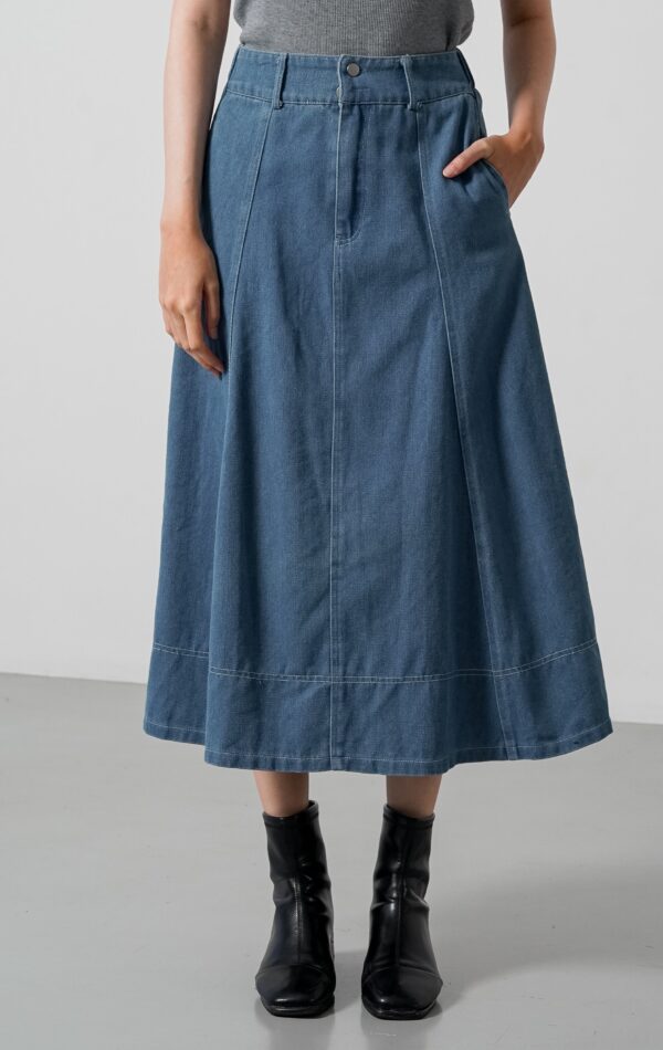 Prillia Skirt Denim - Image 4