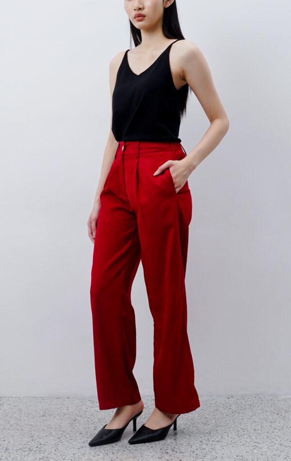 Niskala Pants Maroon - Image 4