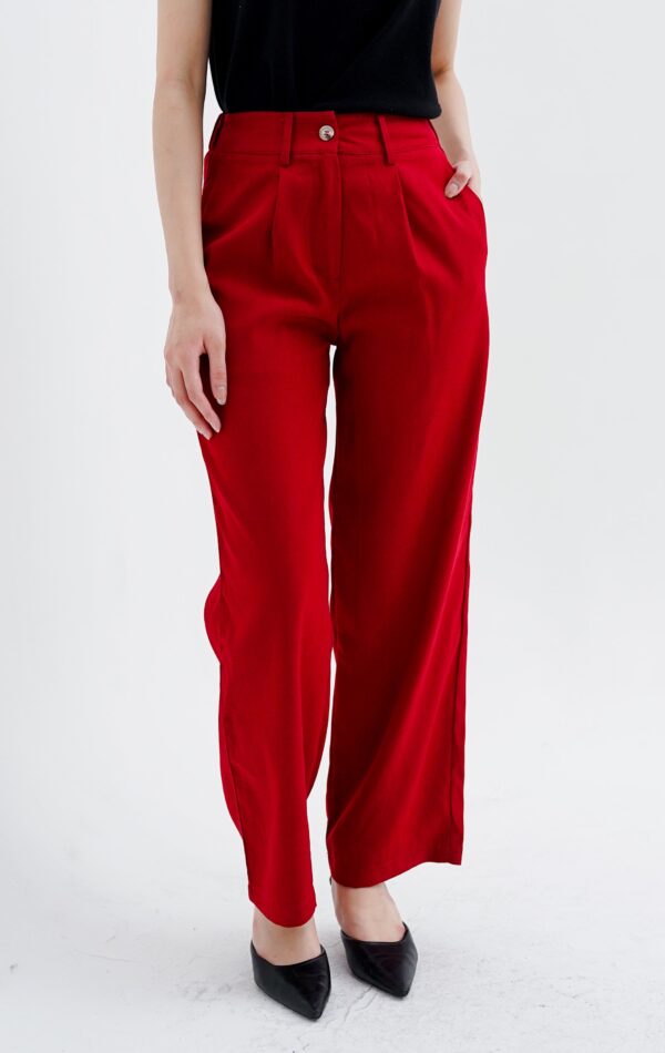 Niskala Pants Maroon - Image 3