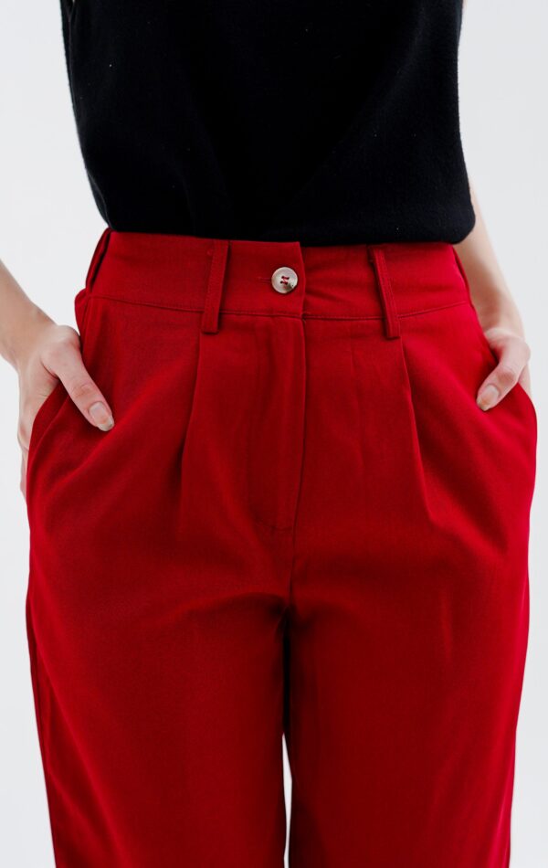 Niskala Pants Maroon - Image 2