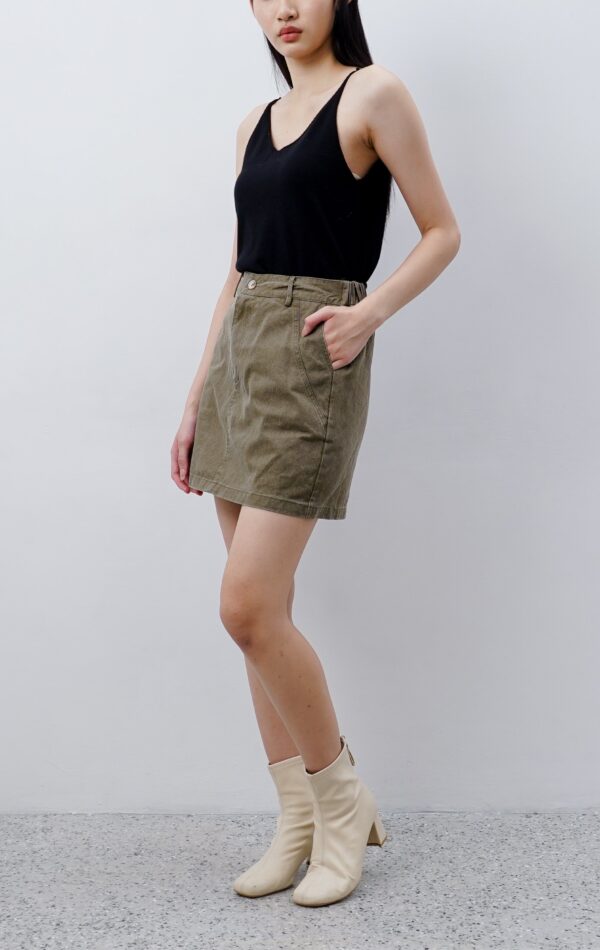 Breya Skirt Brown - Image 4