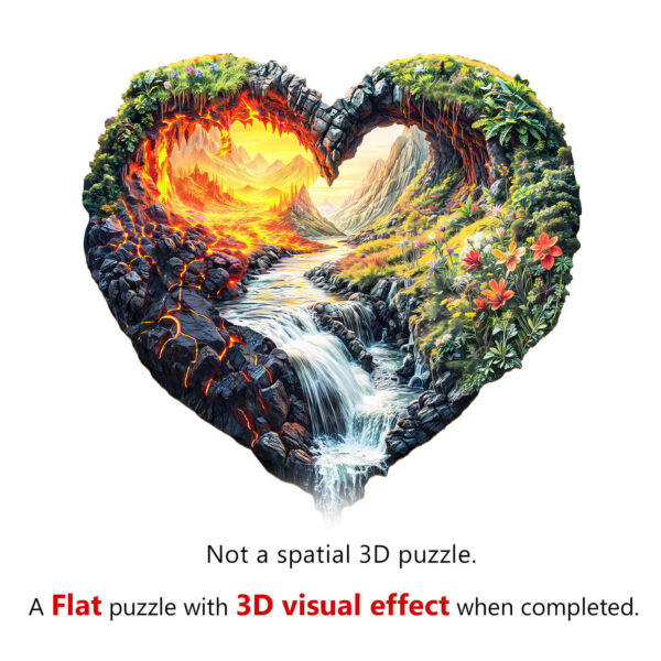 ETERNAL FLOW  Wooden Jigsaw Puzzle - Image 8