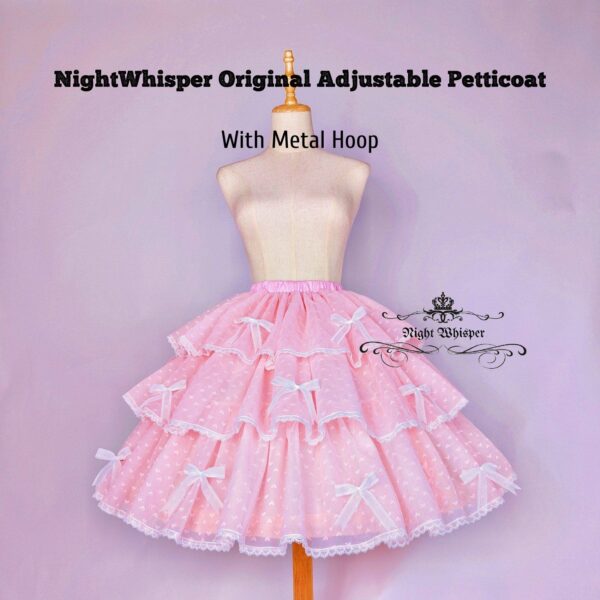 In Stock, Puffy Cloud Adjustable Hoop Skirt Petticoat, adjust Length AND Hoop Size- Night Whisper Original - Image 4