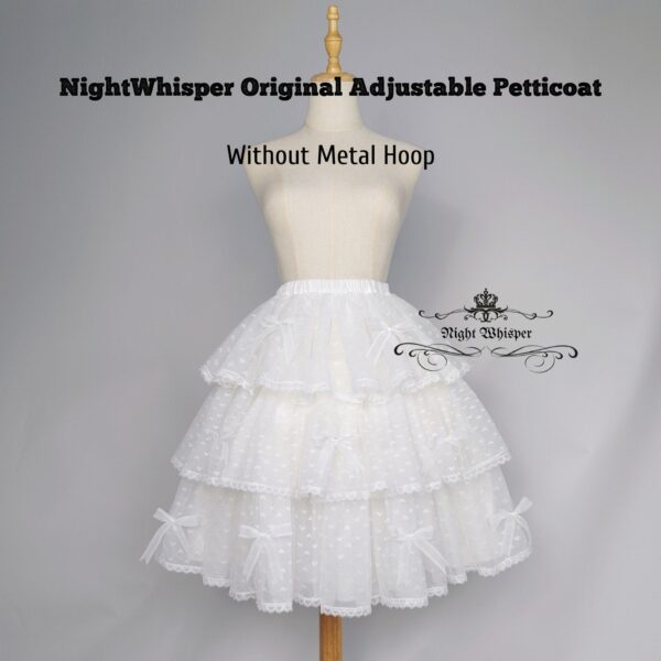 In Stock, Puffy Cloud Adjustable Hoop Skirt Petticoat, adjust Length AND Hoop Size- Night Whisper Original - Image 5