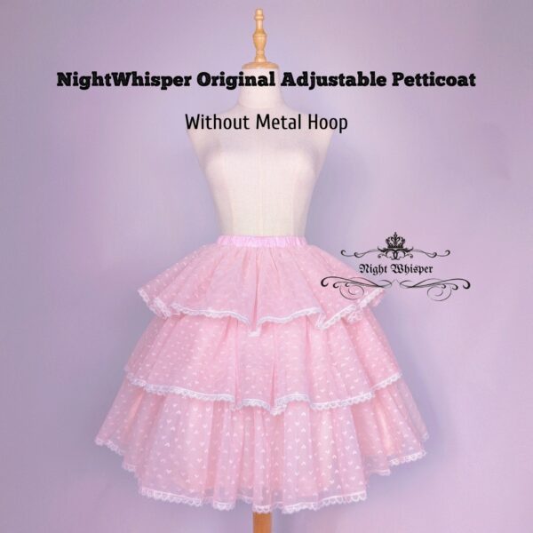 In Stock, Puffy Cloud Adjustable Hoop Skirt Petticoat, adjust Length AND Hoop Size- Night Whisper Original - Image 6
