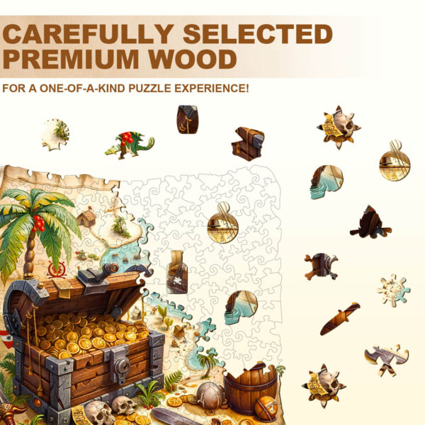 Treasure voyage  Wooden Jigsaw Puzzle - Image 2