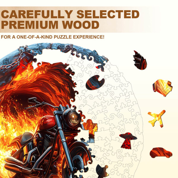 Fiery Escape Wooden Jigsaw Puzzle - Image 2