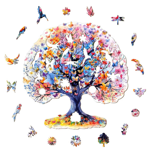 Life Tree Wooden Jigsaw Puzzle - Image 2