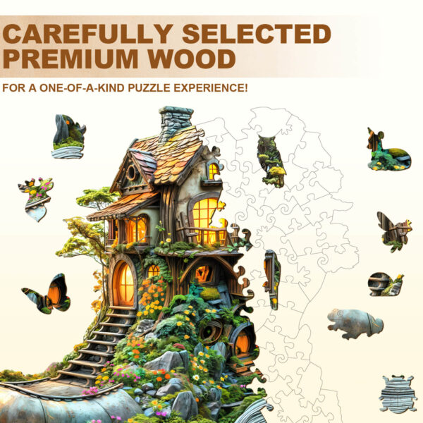 Treehouse Dream Wooden Jigsaw Puzzle - Image 2