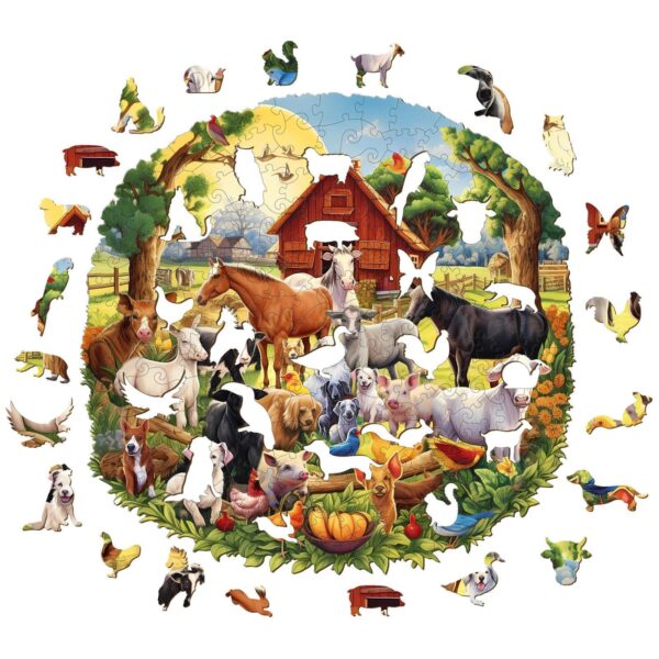 Fun Farm Wooden Jigsaw Puzzle - Image 2