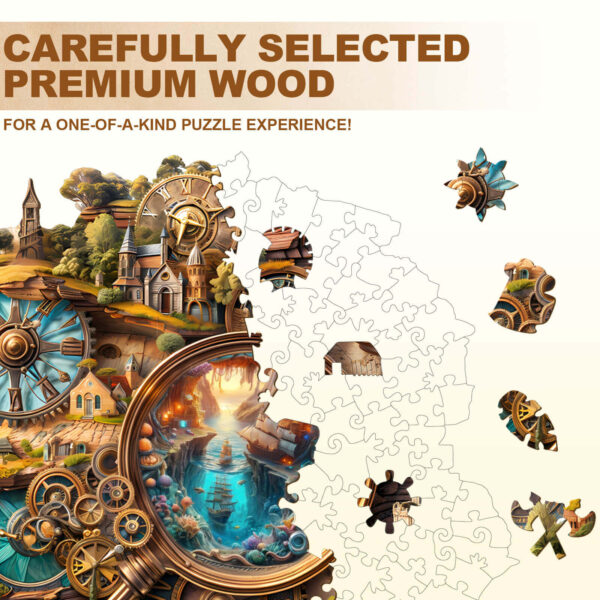 Explorer's World-2 Wooden Jigsaw Puzzle - Image 2
