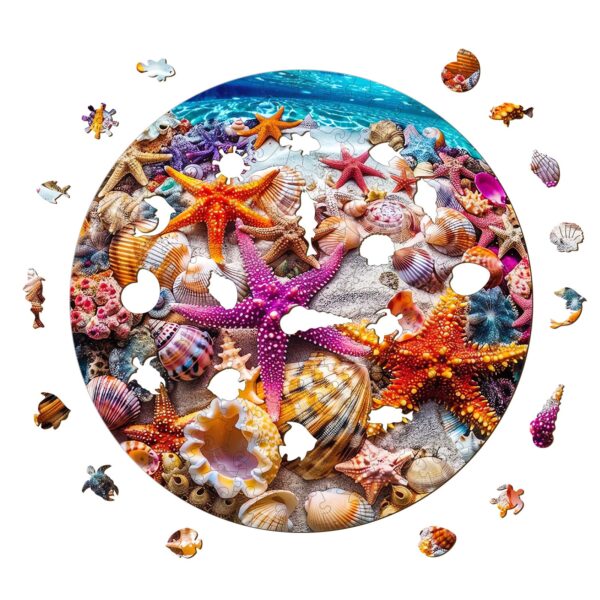 Starfish Wooden Jigsaw Puzzle - Image 2