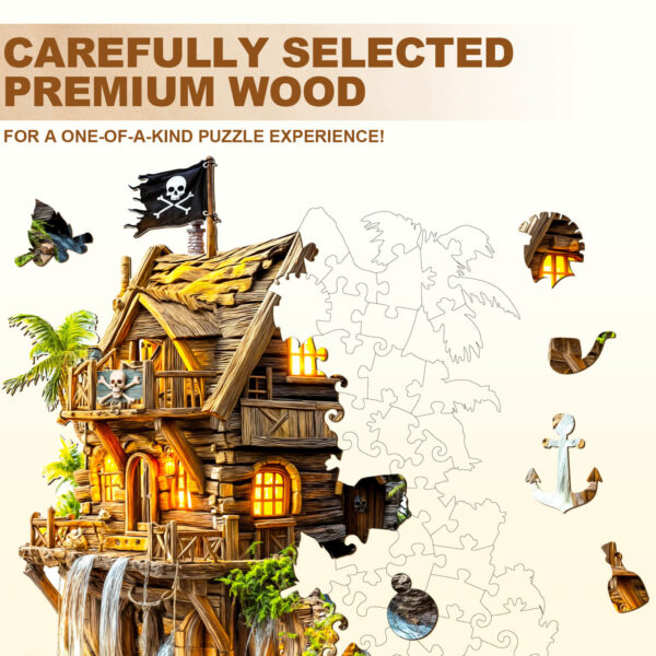Pirate cabin-2 Wooden Jigsaw Puzzle - Image 2