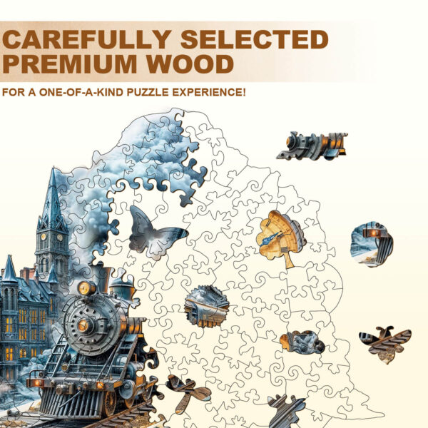 Chrono Train Wooden Jigsaw Puzzle - Image 2