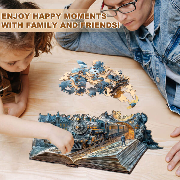 Chrono Train Wooden Jigsaw Puzzle - Image 8