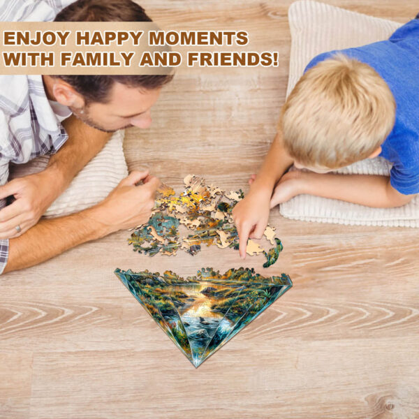 Diamond Landscape Wooden Jigsaw Puzzle - Image 9