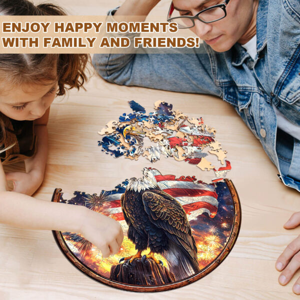 Eagle's Pride Wooden Jigsaw Puzzle - Image 8