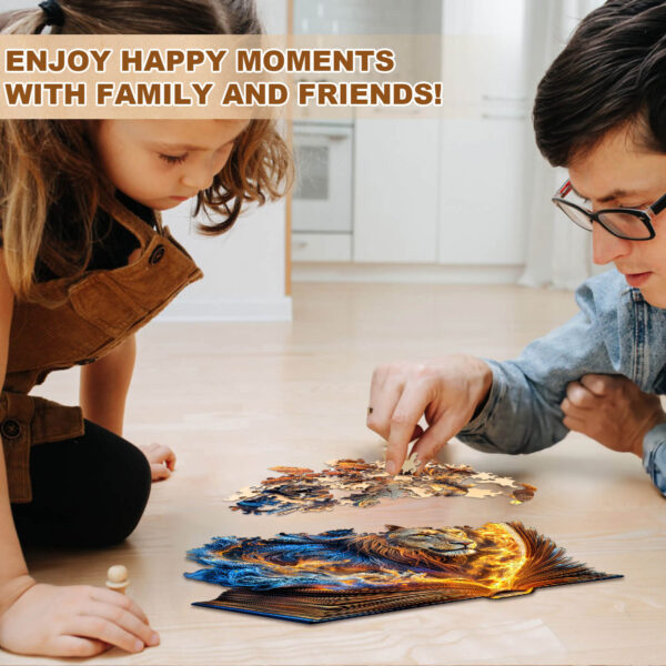 Roaring Pages Wooden Jigsaw Puzzle - Image 11