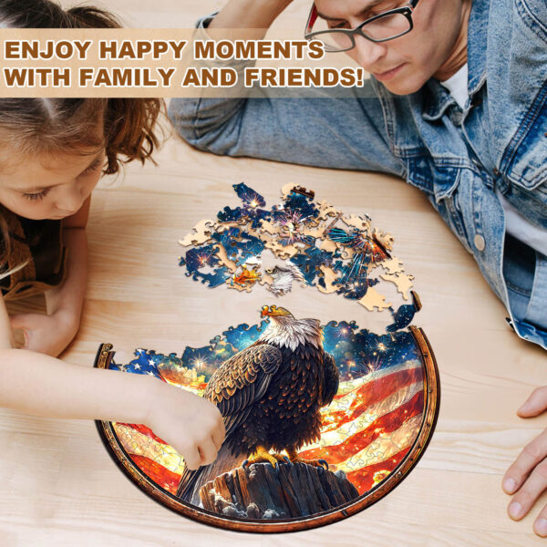 Spirit of Liberty Wooden Jigsaw Puzzle - Image 7
