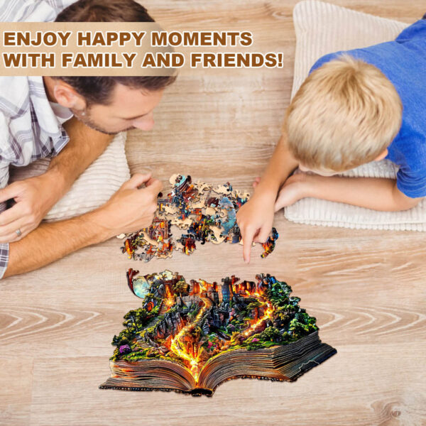 Epic Tale Wooden Jigsaw Puzzle - Image 9