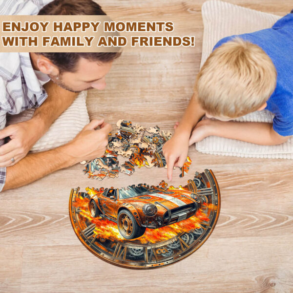 Blazing Speed Wooden Jigsaw Puzzle - Image 9