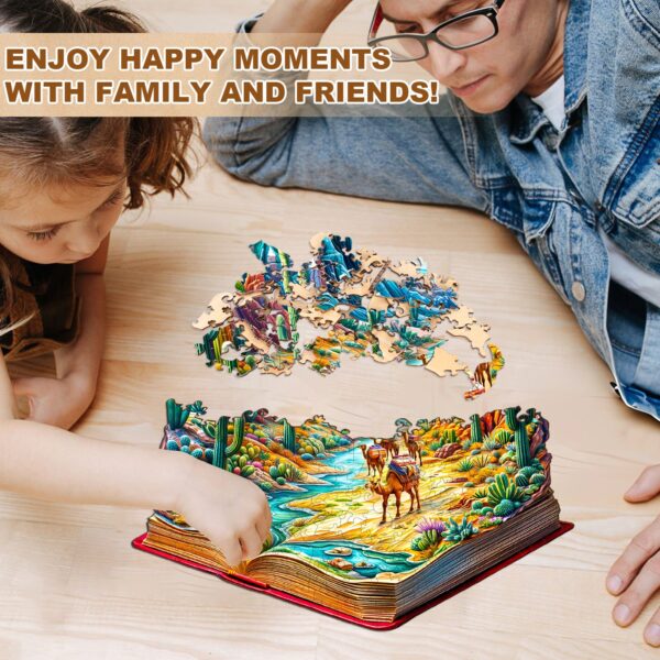Vibrant Wilderness Wooden Jigsaw Puzzle - Image 9