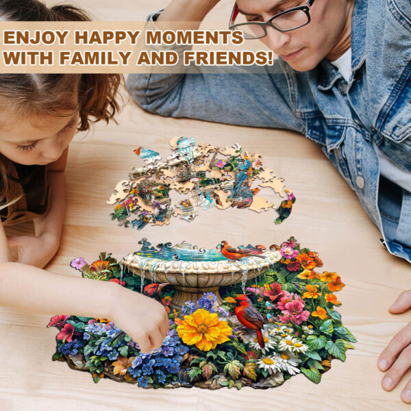 Garden Melody Wooden Jigsaw Puzzle - Image 8
