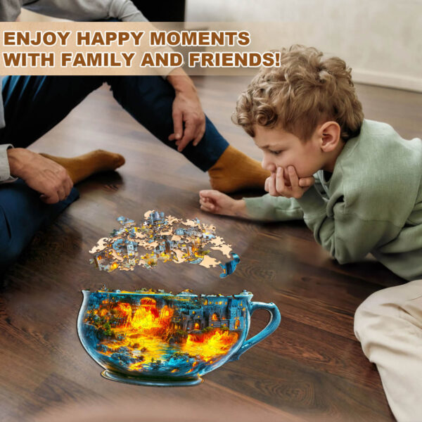 Magic cup-2 Wooden Jigsaw Puzzle - Image 9